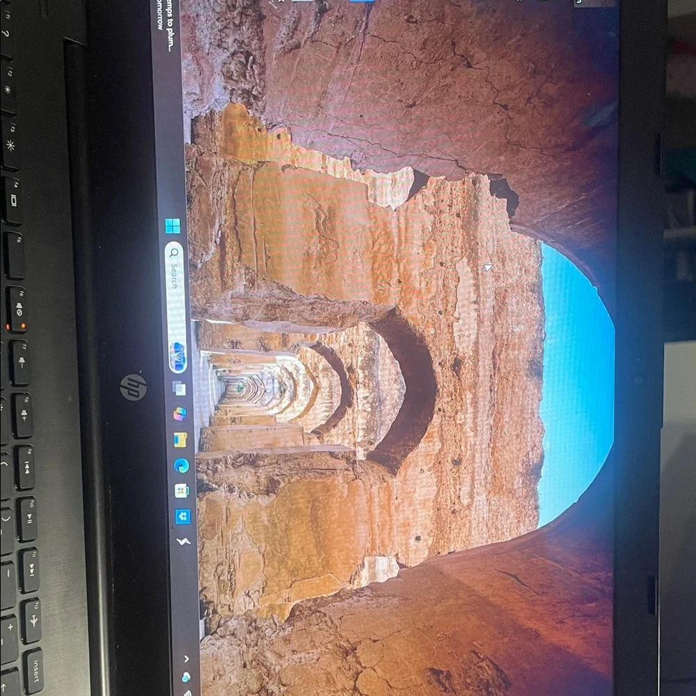 HP Laptop with Black and Silver Accents